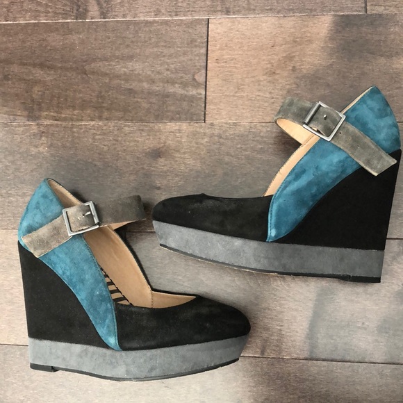 Splendid 4.5” tri-colour wedges - Picture 5 of 5